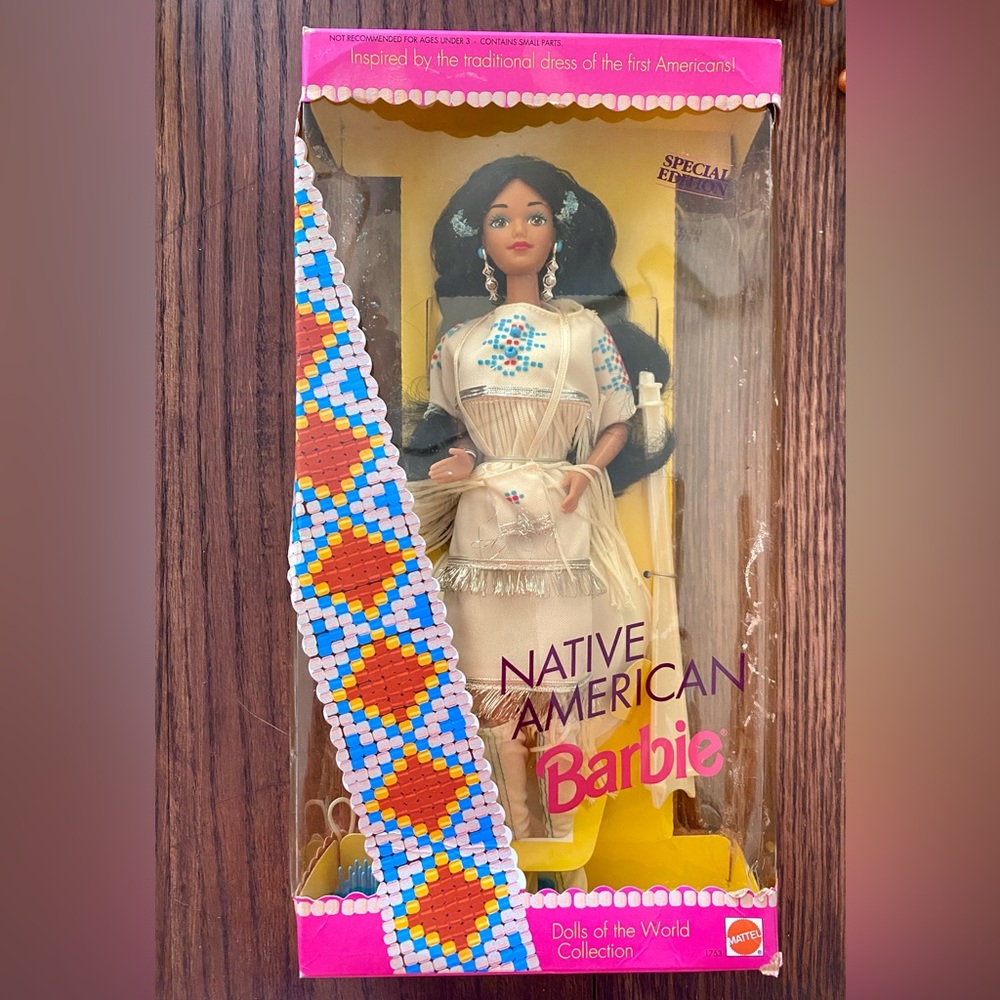 1992 Mattel Native American Barbie Doll #1753 Brand New